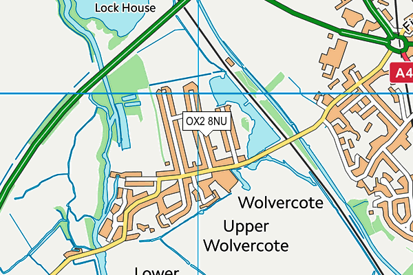 OX2 8NU map - OS VectorMap District (Ordnance Survey)