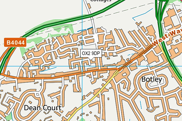 OX2 9DP map - OS VectorMap District (Ordnance Survey)