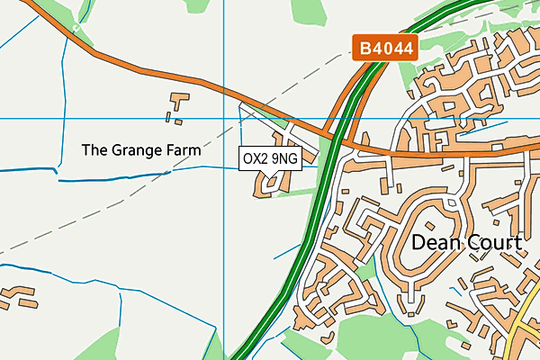 OX2 9NG map - OS VectorMap District (Ordnance Survey)