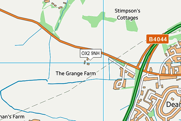 OX2 9NH map - OS VectorMap District (Ordnance Survey)