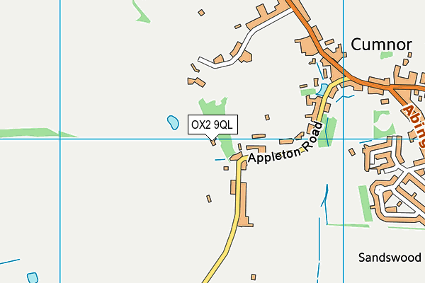 OX2 9QL map - OS VectorMap District (Ordnance Survey)