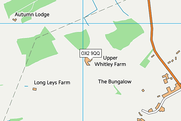 OX2 9QQ map - OS VectorMap District (Ordnance Survey)