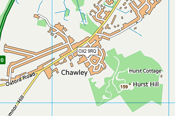 Map of MCH CONSTRUCTION OXFORD LTD at district scale