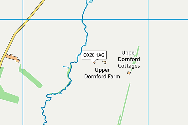 OX20 1AG map - OS VectorMap District (Ordnance Survey)