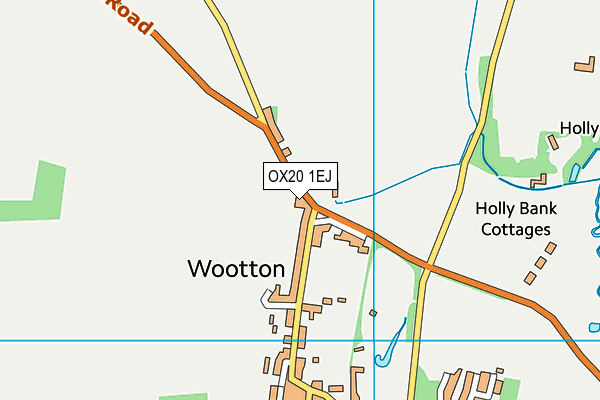 OX20 1EJ map - OS VectorMap District (Ordnance Survey)