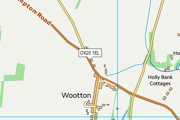 OX20 1EL map - OS VectorMap District (Ordnance Survey)