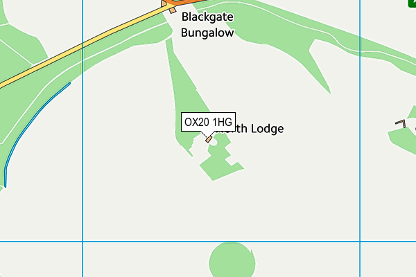 OX20 1HG map - OS VectorMap District (Ordnance Survey)