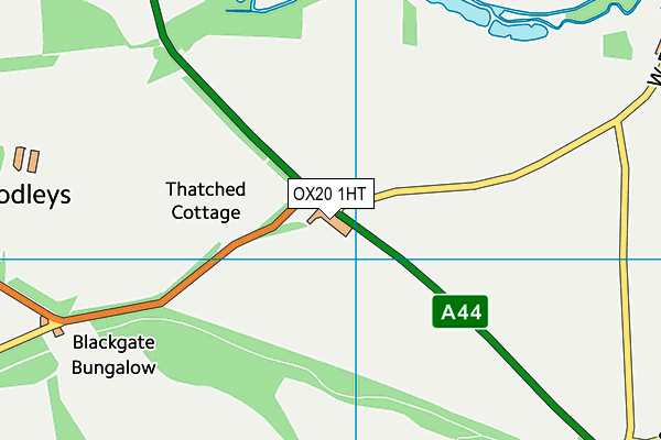 OX20 1HT map - OS VectorMap District (Ordnance Survey)