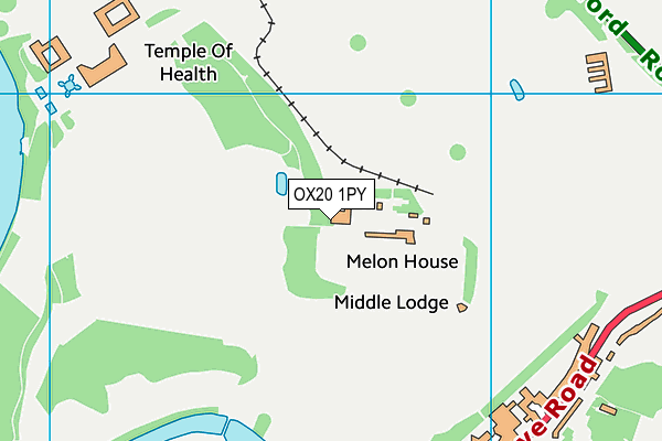 OX20 1PY map - OS VectorMap District (Ordnance Survey)