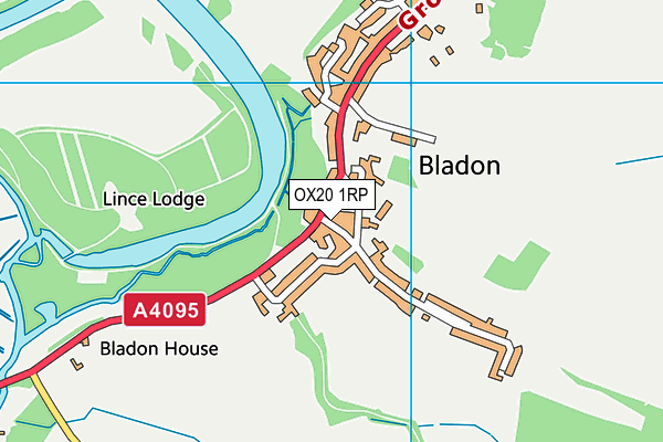 OX20 1RP map - OS VectorMap District (Ordnance Survey)