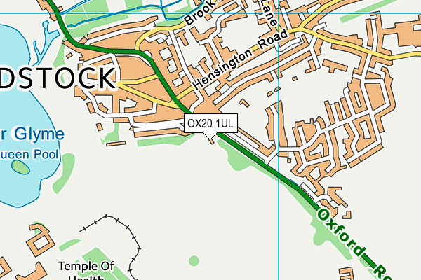 OX20 1UL map - OS VectorMap District (Ordnance Survey)