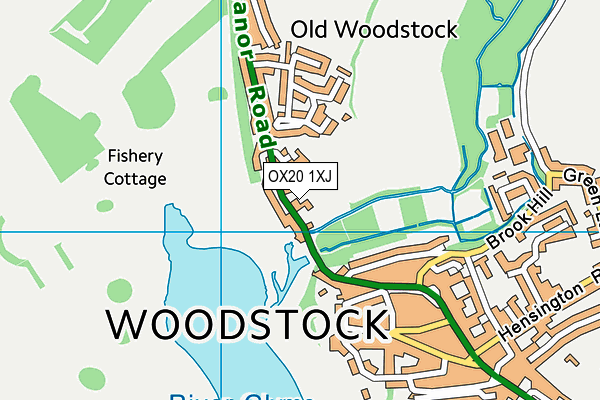 Map of 1 MARKET STREET WOODSTOCK LIMITED at district scale