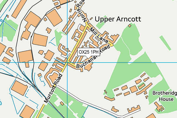 OX25 1PH map - OS VectorMap District (Ordnance Survey)