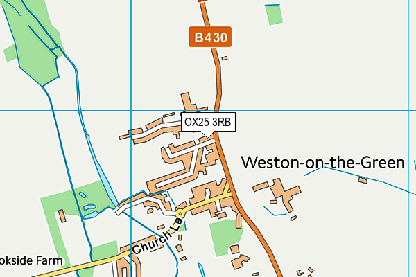 OX25 3RB map - OS VectorMap District (Ordnance Survey)
