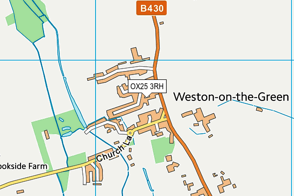 OX25 3RH map - OS VectorMap District (Ordnance Survey)