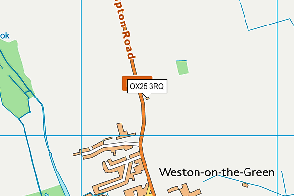 OX25 3RQ map - OS VectorMap District (Ordnance Survey)