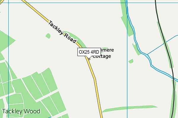 OX25 4RD map - OS VectorMap District (Ordnance Survey)