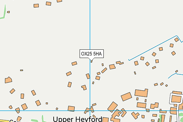 OX25 5HA map - OS VectorMap District (Ordnance Survey)