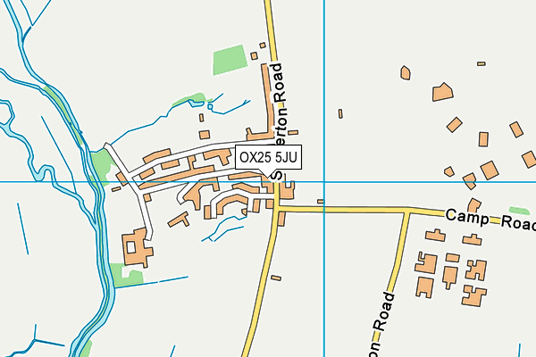 OX25 5JU map - OS VectorMap District (Ordnance Survey)