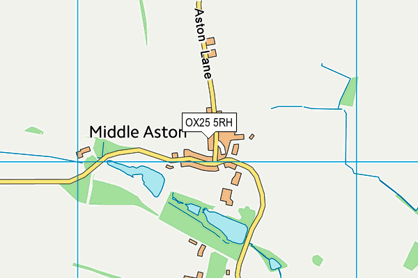 OX25 5RH map - OS VectorMap District (Ordnance Survey)