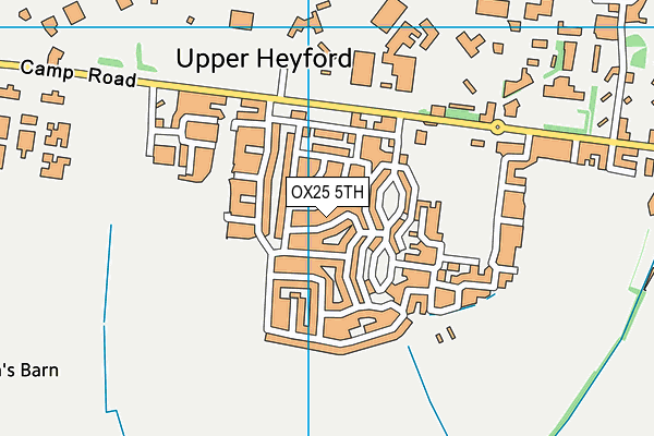 OX25 5TH map - OS VectorMap District (Ordnance Survey)