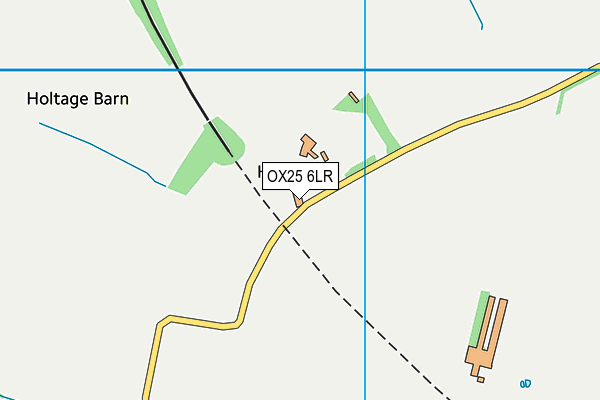 OX25 6LR map - OS VectorMap District (Ordnance Survey)