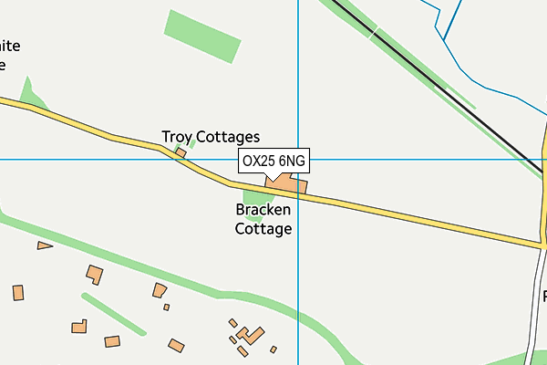 OX25 6NG map - OS VectorMap District (Ordnance Survey)