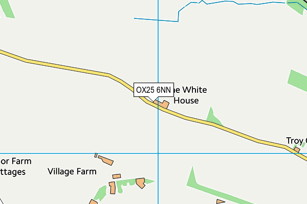 OX25 6NN map - OS VectorMap District (Ordnance Survey)