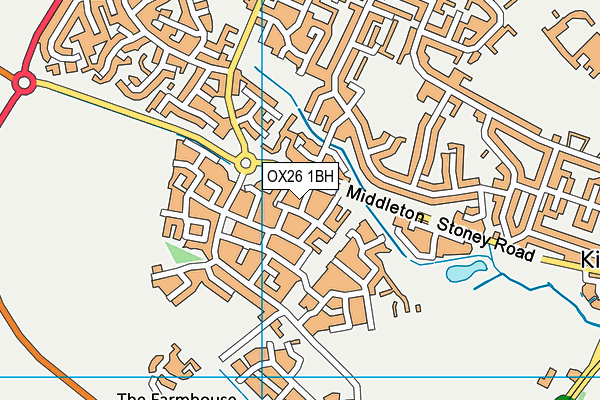 OX26 1BH map - OS VectorMap District (Ordnance Survey)