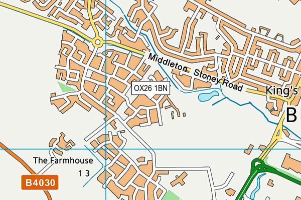 OX26 1BN map - OS VectorMap District (Ordnance Survey)