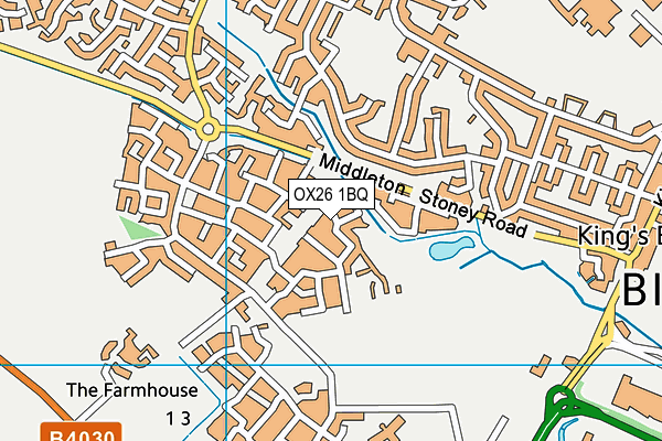 OX26 1BQ map - OS VectorMap District (Ordnance Survey)