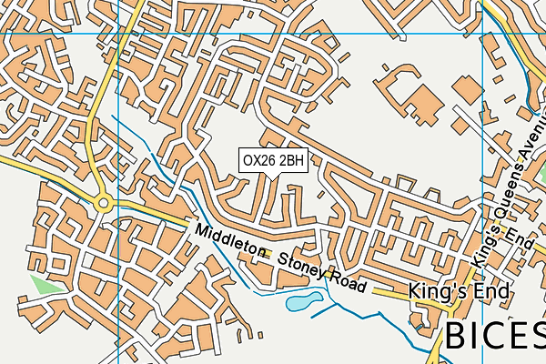 Kea Sports Ground map (OX26 2BH) - OS VectorMap District (Ordnance Survey)