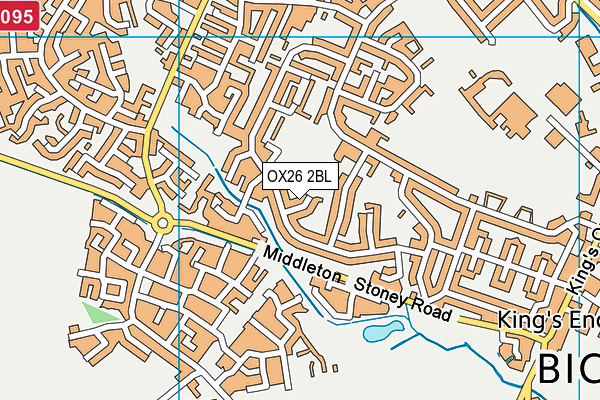 OX26 2BL map - OS VectorMap District (Ordnance Survey)