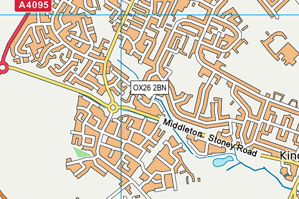 OX26 2BN map - OS VectorMap District (Ordnance Survey)