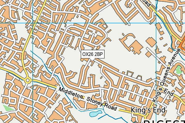 OX26 2BP map - OS VectorMap District (Ordnance Survey)