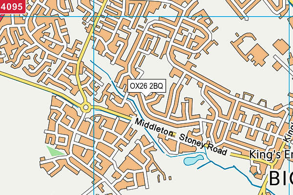 OX26 2BQ map - OS VectorMap District (Ordnance Survey)