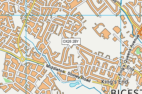 OX26 2BY map - OS VectorMap District (Ordnance Survey)