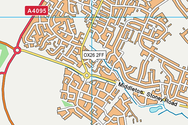 OX26 2FF map - OS VectorMap District (Ordnance Survey)