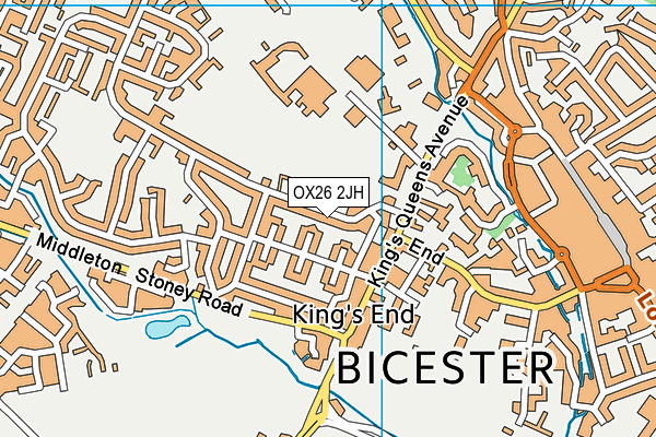 OX26 2JH map - OS VectorMap District (Ordnance Survey)