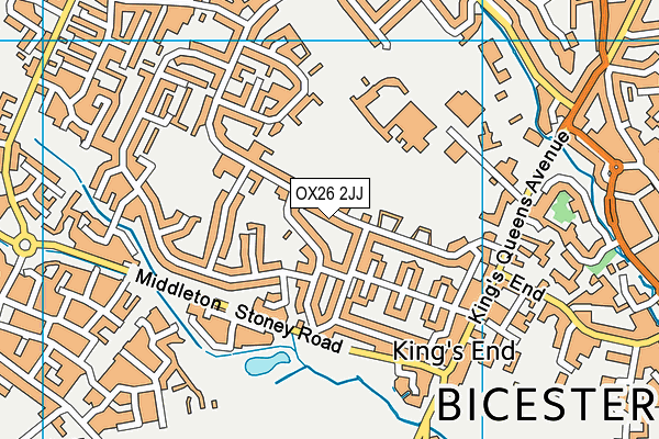 OX26 2JJ map - OS VectorMap District (Ordnance Survey)