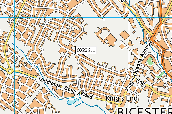 OX26 2JL map - OS VectorMap District (Ordnance Survey)