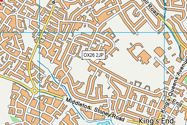 OX26 2JP map - OS VectorMap District (Ordnance Survey)