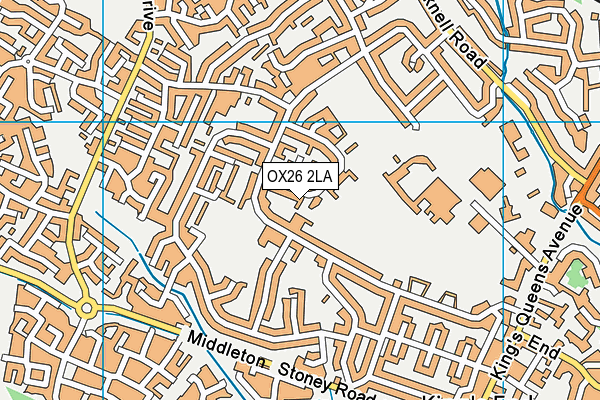 OX26 2LA map - OS VectorMap District (Ordnance Survey)
