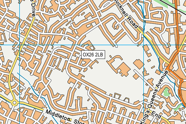 OX26 2LB map - OS VectorMap District (Ordnance Survey)