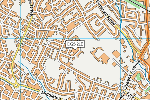 OX26 2LE map - OS VectorMap District (Ordnance Survey)