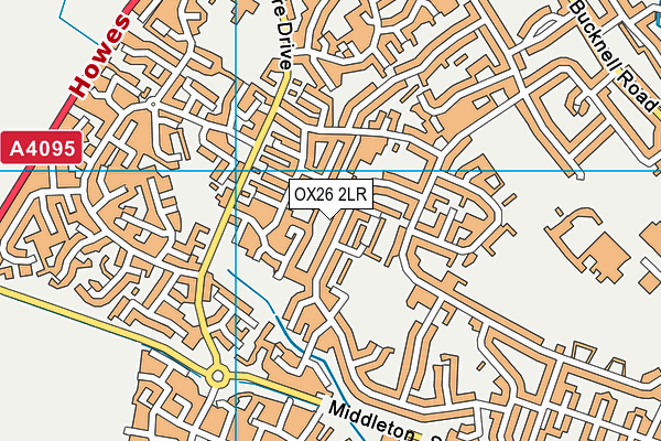 OX26 2LR map - OS VectorMap District (Ordnance Survey)