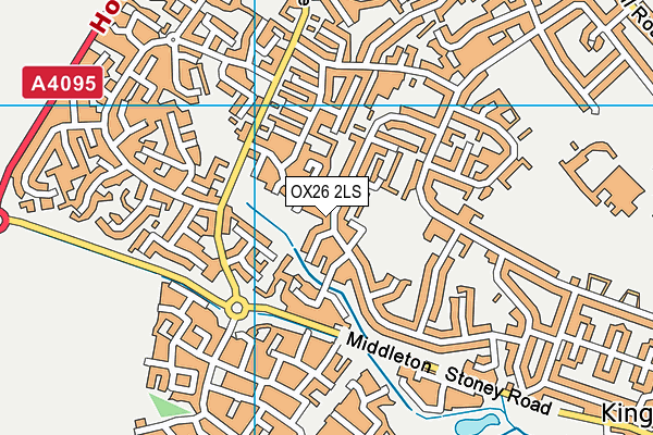OX26 2LS map - OS VectorMap District (Ordnance Survey)