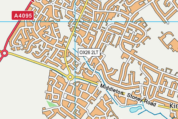 OX26 2LT map - OS VectorMap District (Ordnance Survey)