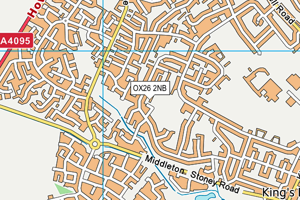 OX26 2NB map - OS VectorMap District (Ordnance Survey)