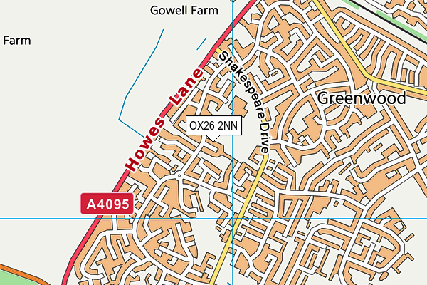 OX26 2NN map - OS VectorMap District (Ordnance Survey)